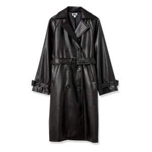 Latest Arrival Long Coat Oem Custom Warm Women Leather Coat Ladies Long Pu Coat By Village Impex