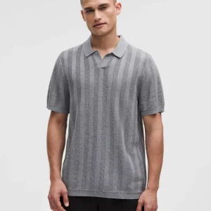 Casual Man''s Cotton-Blend Short-Sleeve Polo Graph