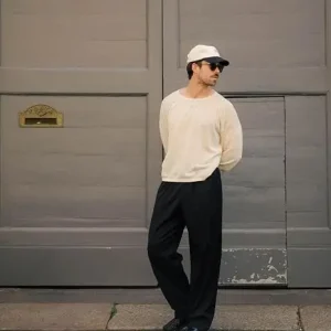 Men's Lightweight Sports Pants, Loose-fitting Sports Pants, Men's Straight-leg Fitness Sports Pants, Casual Pants with Pockets