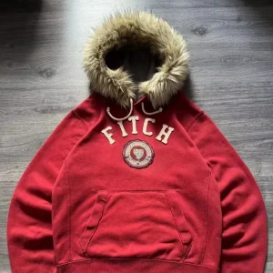 Classic Pullover Oversized Vintage Y2K Distressed Fur Hoodie