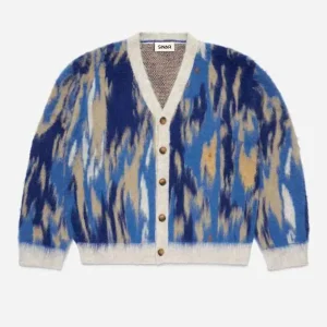 Definierte Mohair Pullover  Blend Pullover Winter Strick Mantel Cardigan Fuzzy Mohair Pullover 2025 New Style Sweater