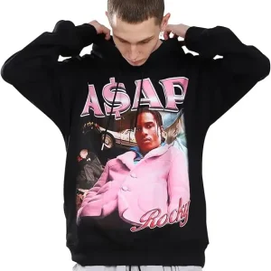 Hip-hop Sportswear Men's Graphic Hooded Pullover Hoodie Black Men's Autumn Hoodies Sweatshirts